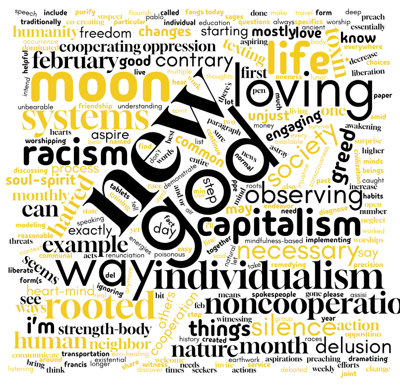 new moon, February 2025