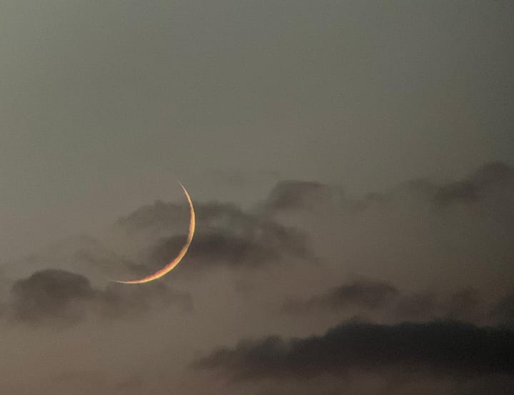 Is it a new moon if you can't see it?